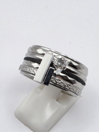 ixxxi ring compleet maat 19, 10 mm breed