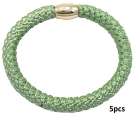 Hairtie bracelet groen