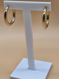 Creolen - 28 mm ring, 4 mm dik