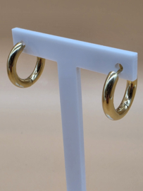 Creolen - 22 mm ring, 4 mm dik