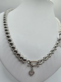 Connect 10 ketting, 53,9 cm lengte Zilver