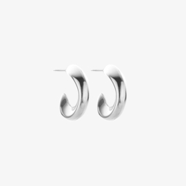 Biba Lief en Joliet, oorbellen, stainless steel, zilver