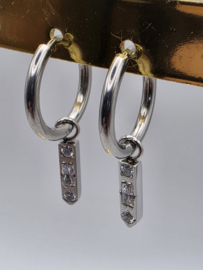 15 mm ixxxi creolen met charm Sparkle