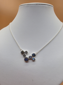 925 Collier met Labradoriet.