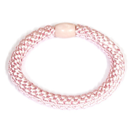 Hairtie bracelet licht roze