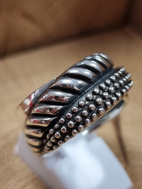 Echt zilveren ring maat 19.5 S9