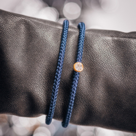 Armband Cozy Blauw/Goud