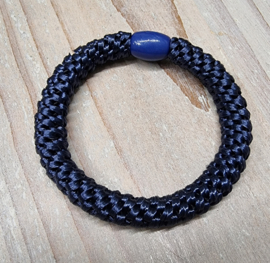 Hairtie bracelet donkerblauw