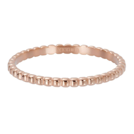 Ring bolletjes rosé 2 mm