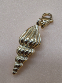 RVS charm, Shelp. Goud.