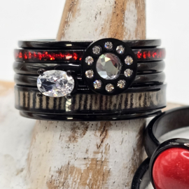 ixxxi ringen set compleet maat 20.5 en 10 mm breed 25-305