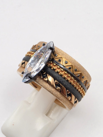 ixxxi ring compleet, maat 19 met limited edition basisring.