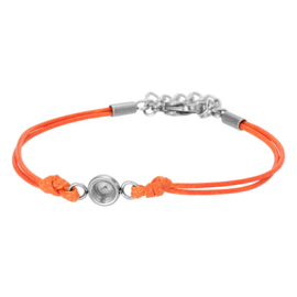 Wax cord orange armband voor top part