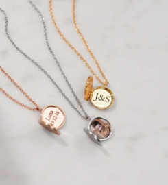 Sparkle locket gold