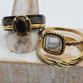 ixxxi ringen set compleet maat 20.5 en 8 mm breed 25-301