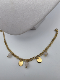 Biba Liet en Joliet stainless steel ketting plus armband 2630