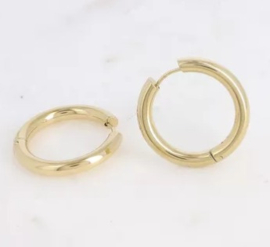 Creolen - 28 mm ring, 4 mm dik