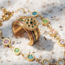 Vulring Midnight Emerald Goud