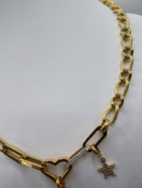 Connect 09 ketting, 48,2 cm lengte Goud