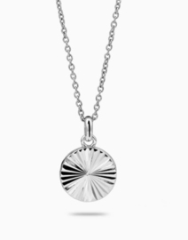 Sunray Necklace – Photo Locket Pendant Silver