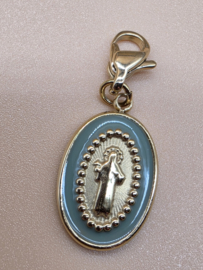 RVS charm Madonna. goud.