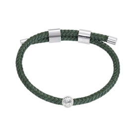 Armband Cozy Crystal Stone  Groen