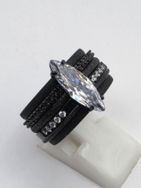 ixxxi ring compleet, maat 17.5 met limited edition basisring.