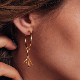Charm antlers goud