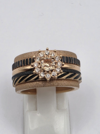 ixxxi ring compleet, maat 17 met limited edition basisring.