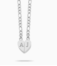 Magnetic heart Silver