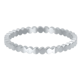 Ring Flat circles zilver