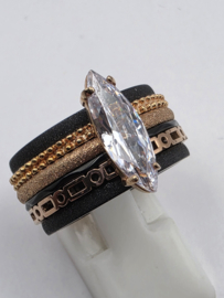 ixxxi ring compleet, maat 17.5 met limited edition basisring.