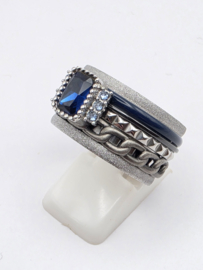 ixxxi ring compleet, maat 19 met limited edition basisring.