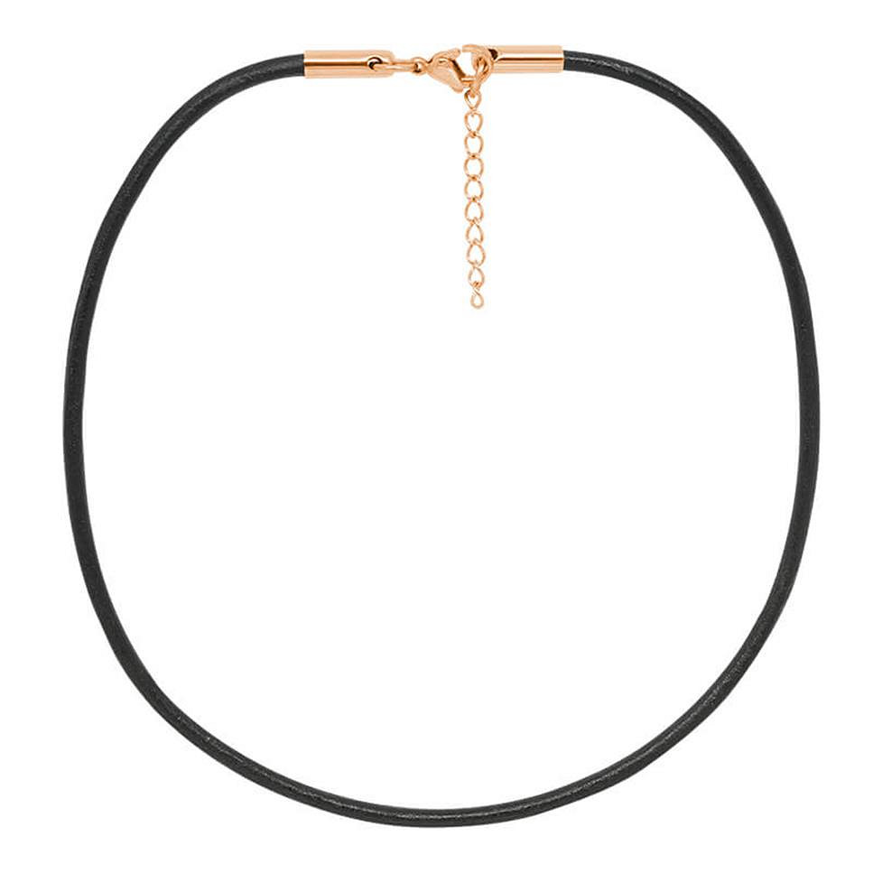 Leather Halsketting Rosé