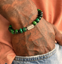Green tiger eye qube