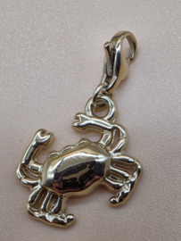 RVS charm, Krab. Goud.