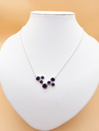 925 Collier met Amethist