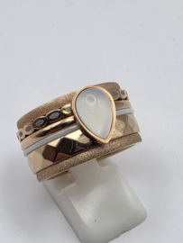 ixxxi ring compleet, maat 19 met limited edition basisring.