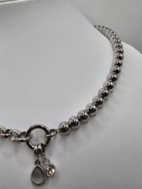 Connect 04 ketting, 45,4 cm lengte Zilver