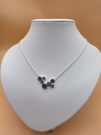 925 Collier met Labradoriet.