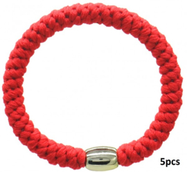 Hairtie bracelet  rood