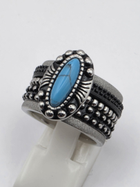 ixxxi ring compleet, maat 17.5 met limited edition basisring.