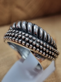 Echt zilveren ring maat 19.5 S9