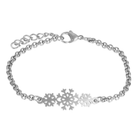 Armband Snow Flake zilver