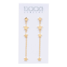 Ear studs 4 stars dangle E0190199001