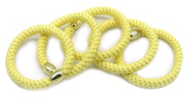 Hairtie bracelet soft yellow