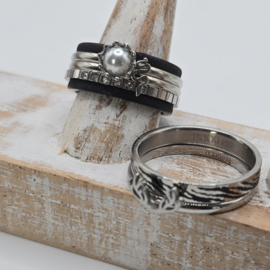 Prachtige ixxxi ring set compleet maat 19.5 en 10mm 25-248