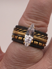 ixxxi ring compleet, maat 19.5  met limited edition basisring.