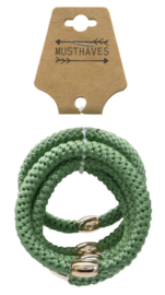 Hairtie bracelet groen