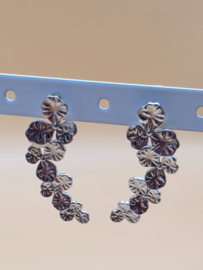 Biba Lief en Joliet, oorbellen, stainless steel, zilver